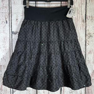 NEW NWT Submarine Swimsuit Swim Beach Beaded Lycra Tierred Skirt Coverup Size XL